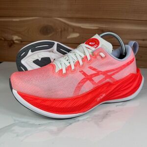 Asics Superblast White Sunrise Red Running Shoes 1013A143 Mens 8 Womens 9.5